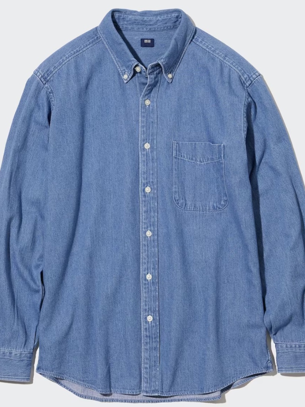 Uniqlo Denim Long-Sleeve Shirt